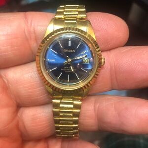 Gruen Gold and Blue Men's Watch